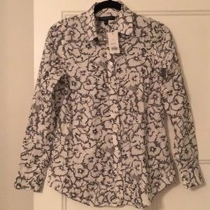 NWT Banana Republic Button Down Blouse